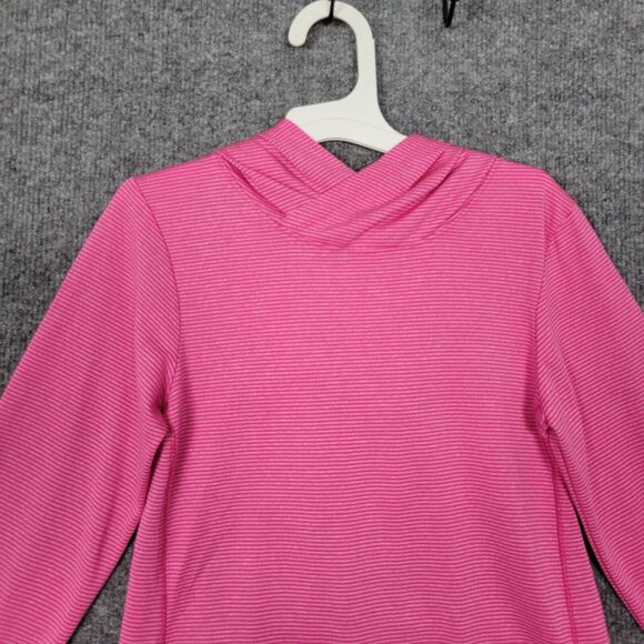 CARHARTT Force Girls Pink Long Sleeve Hooded Performance Thumbhole Top SIZE XS 7 - Picture 3 of 12